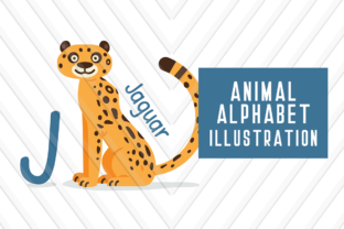 Animal Alphabet J for Jaguar: A Bold Display Typeface