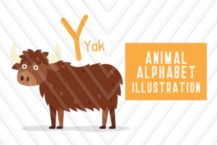 Animal Alphabet Y for Yak: A Font with Wild Character