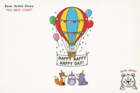 Balloon Animal Birthday: A Funny Birthday Font for Designers