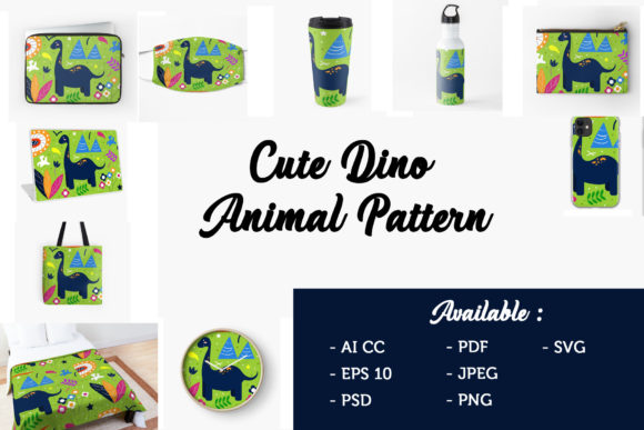 Charming Dinosaur Art: A Designer's Pattern Asset Guide