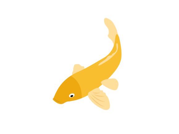 Gold Koi Fish Animal: A Symbol of Prosperity in Design