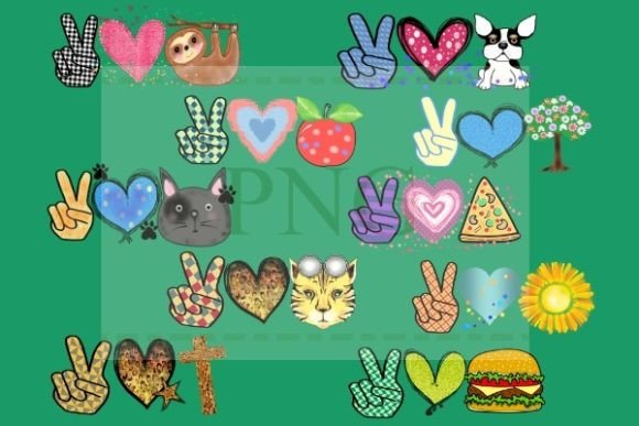 Peace Love Animal, Sloth, Tiger Png: A Designer's Toolkit