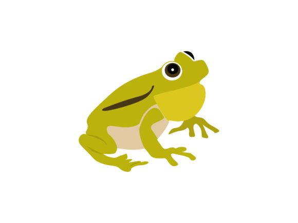 Rana Hosii Boulenger Frog Animal: A Designer's Unique Illustration Asset