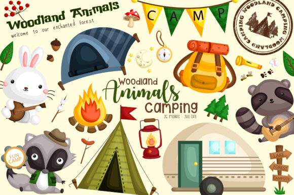 Wilderness Whimsy: Using Animal and Camping Clipart
